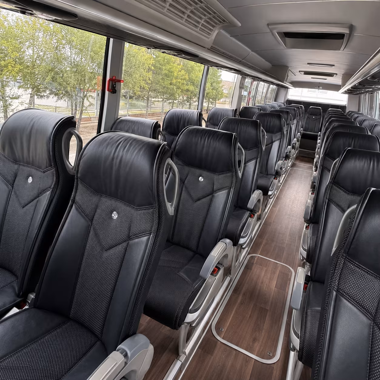 Jacksonville Airport Shuttle & Transportation party bus interior