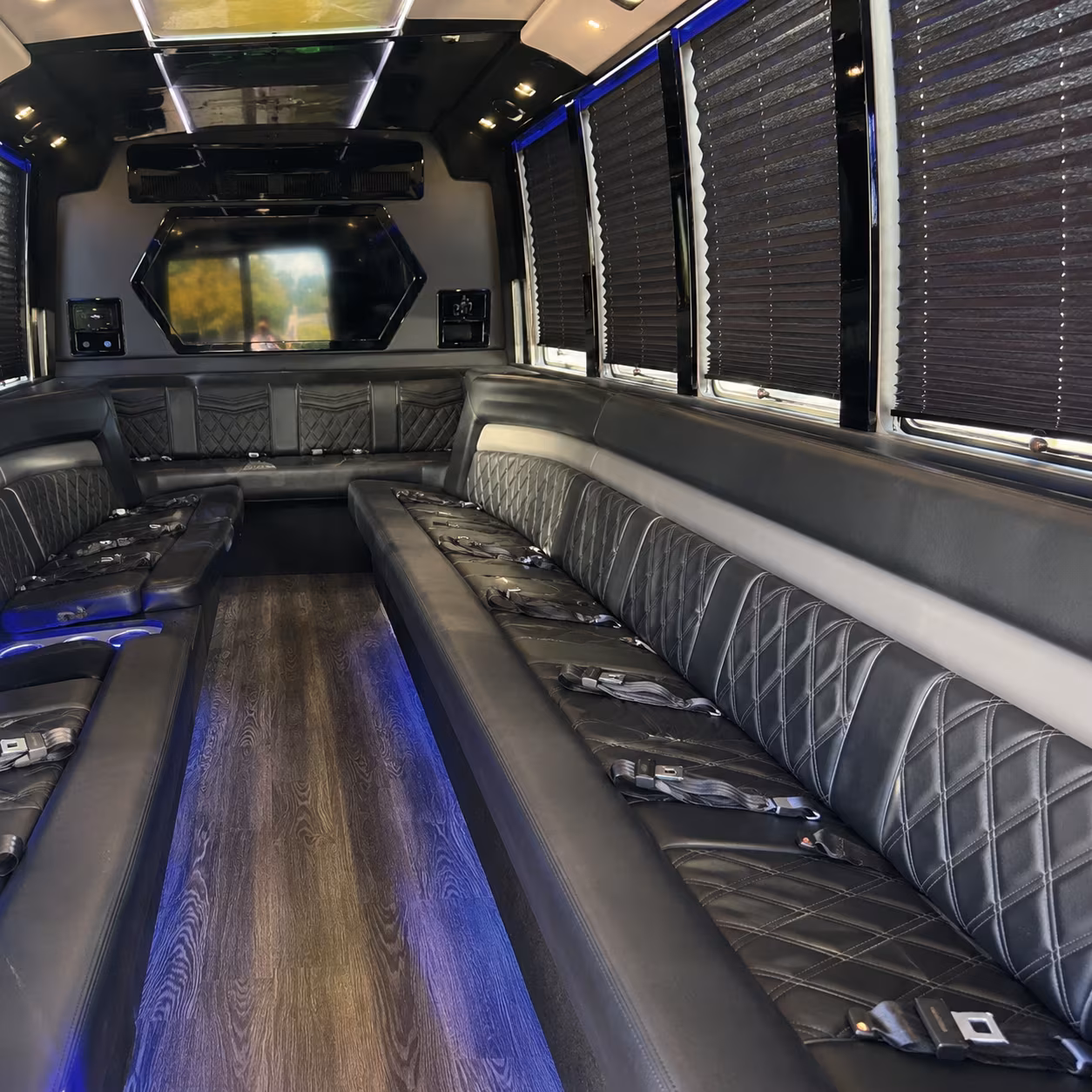 Jacksonville Bachelor & Bachelorette Transportation party bus exterior