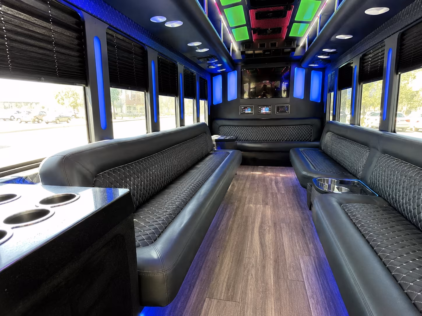 Jacksonville Bachelor & Bachelorette Transportation onboard seating