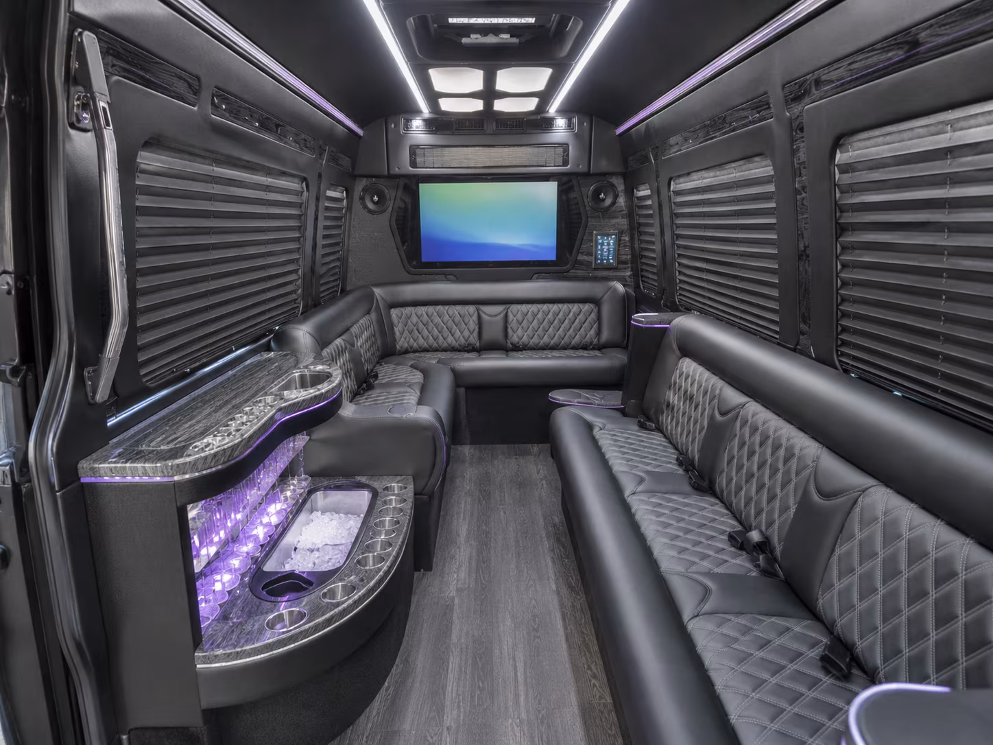 Jacksonville Corporate Transportation party bus exterior