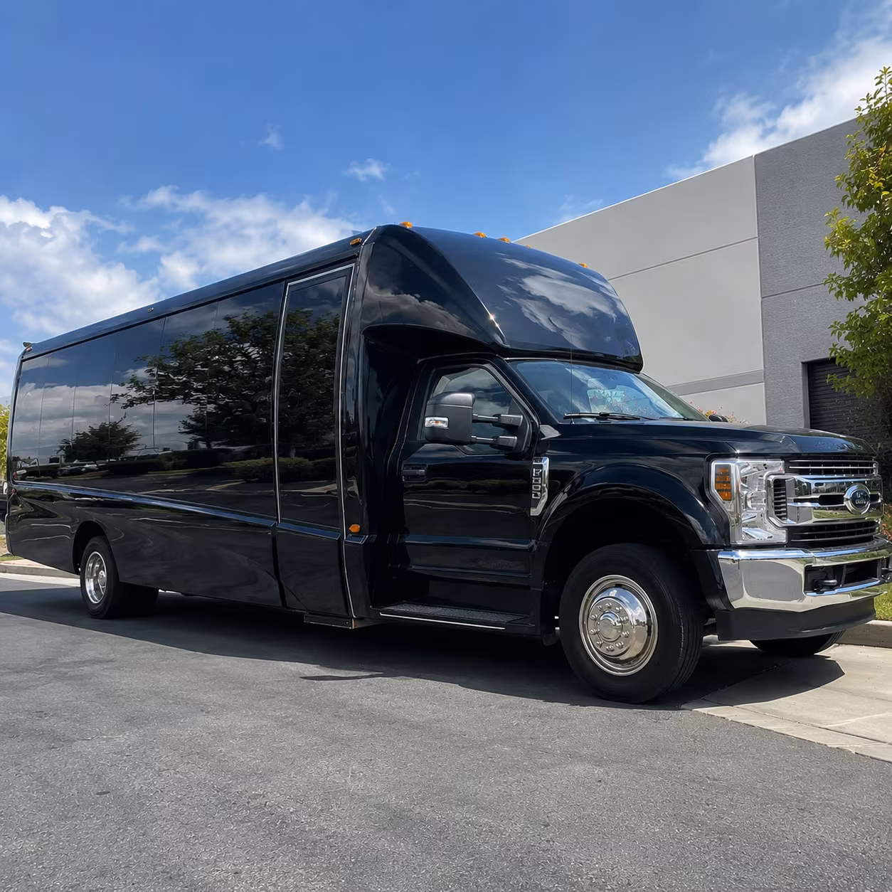Jacksonville Corporate Transportation party bus exterior