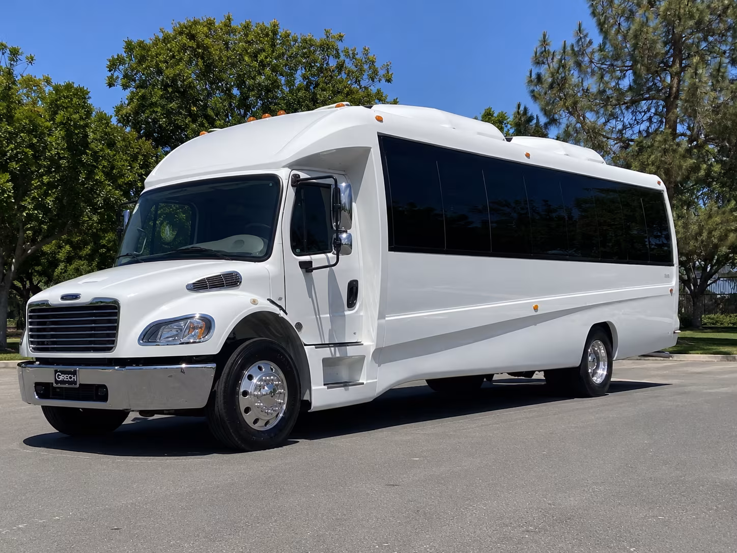 Jacksonville Private Event Transportation party bus exterior