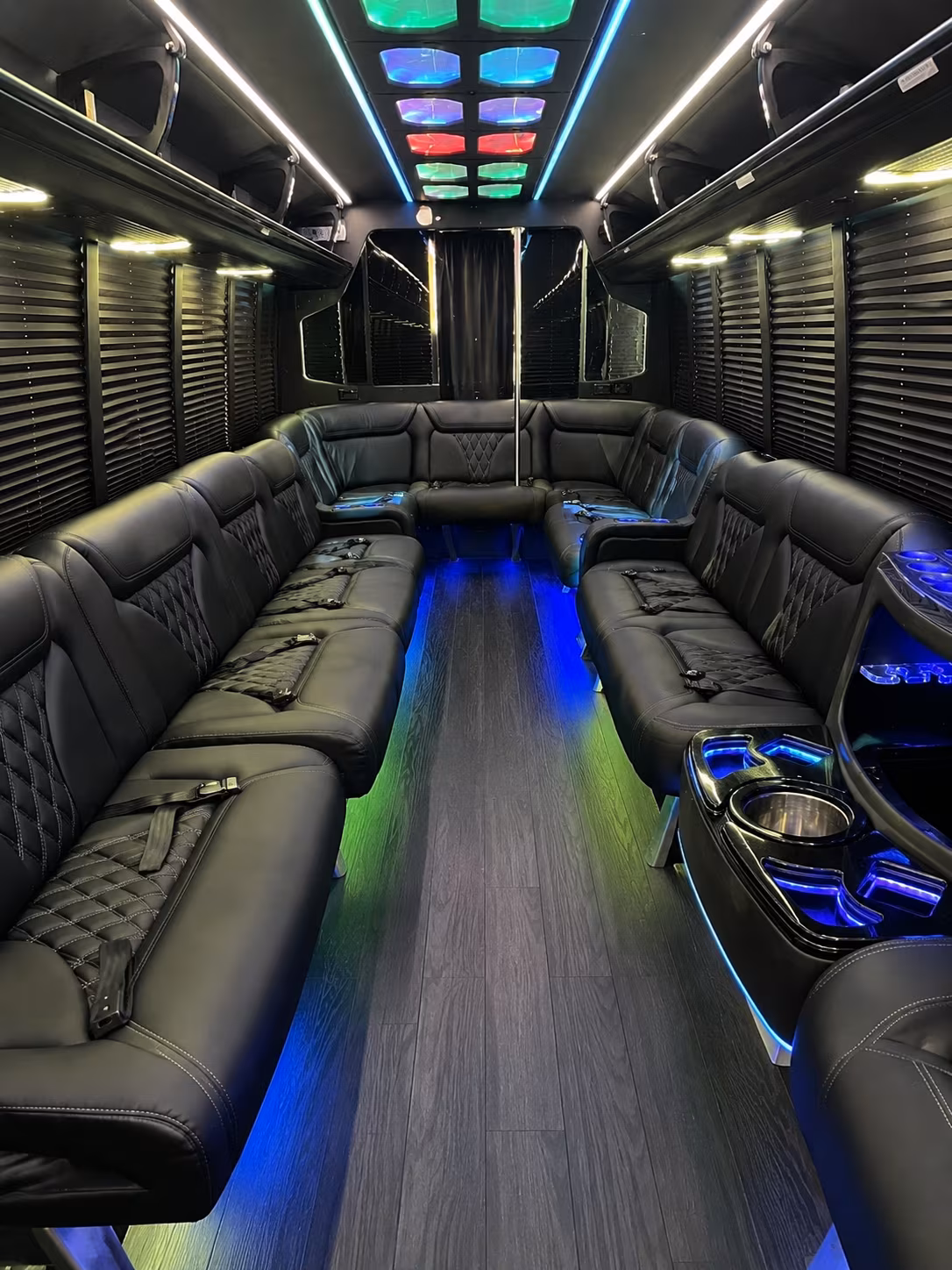 Jacksonville Private Event Transportation party bus exterior