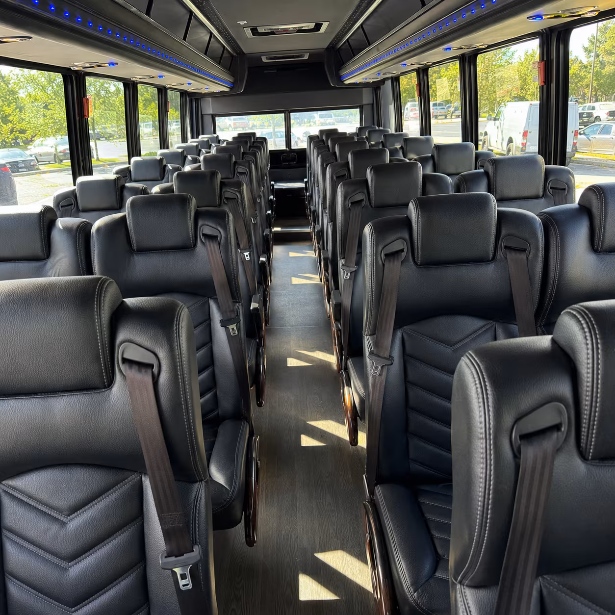 Jacksonville School Event Transportation onboard seating