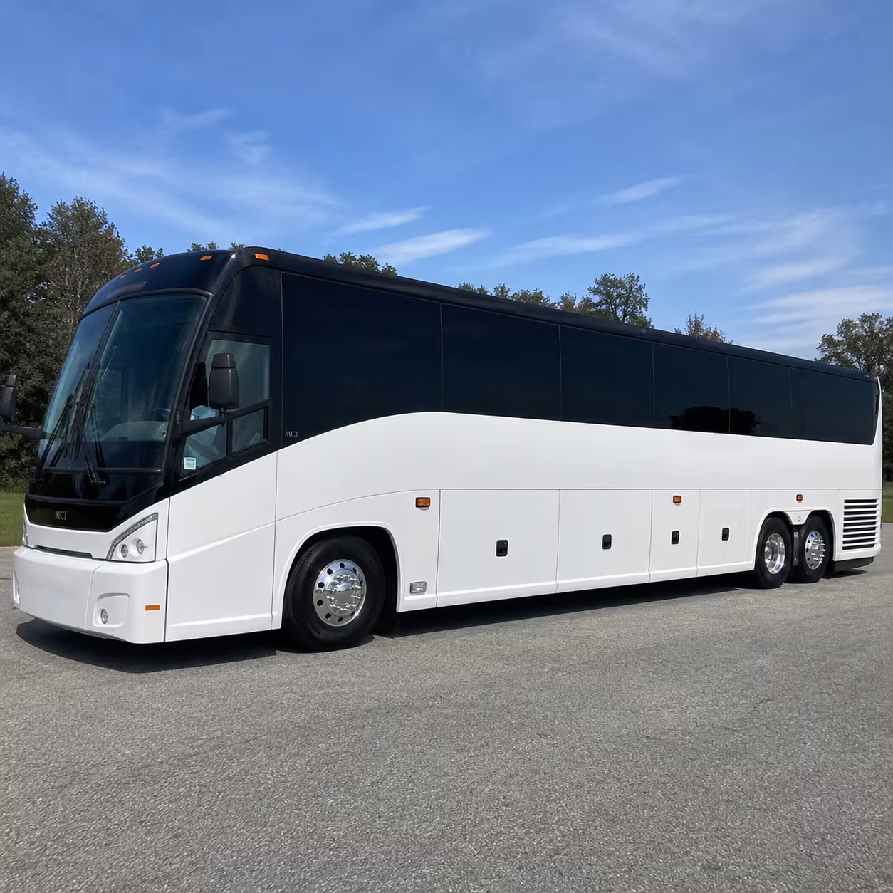 Jacksonville School Event Transportation party bus exterior