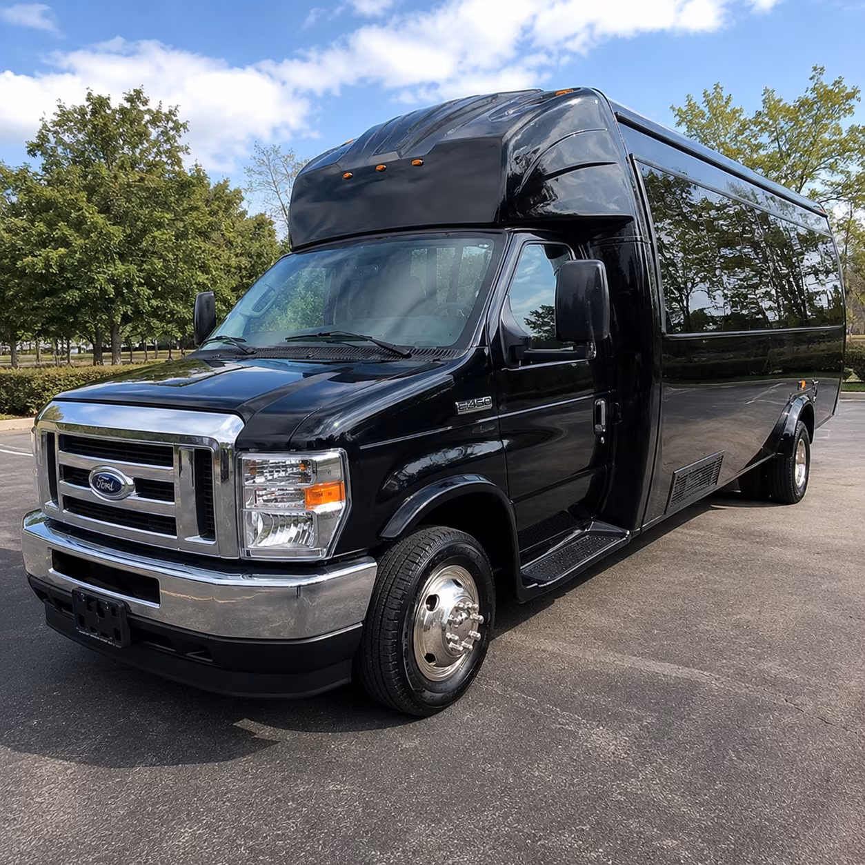 Jacksonville Sporting Event Transportation party bus exterior