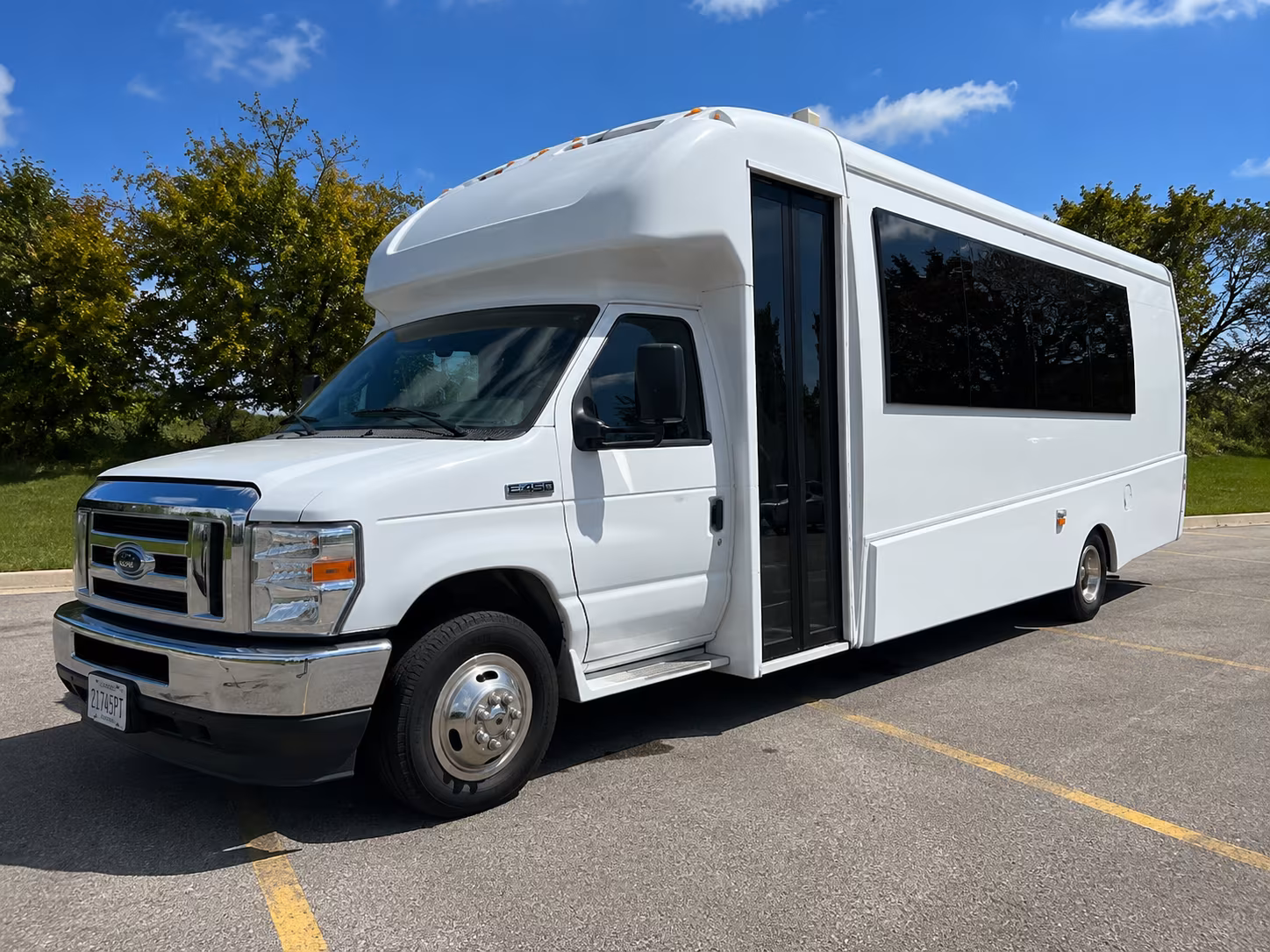Jacksonville Sporting Event Transportation party bus exterior