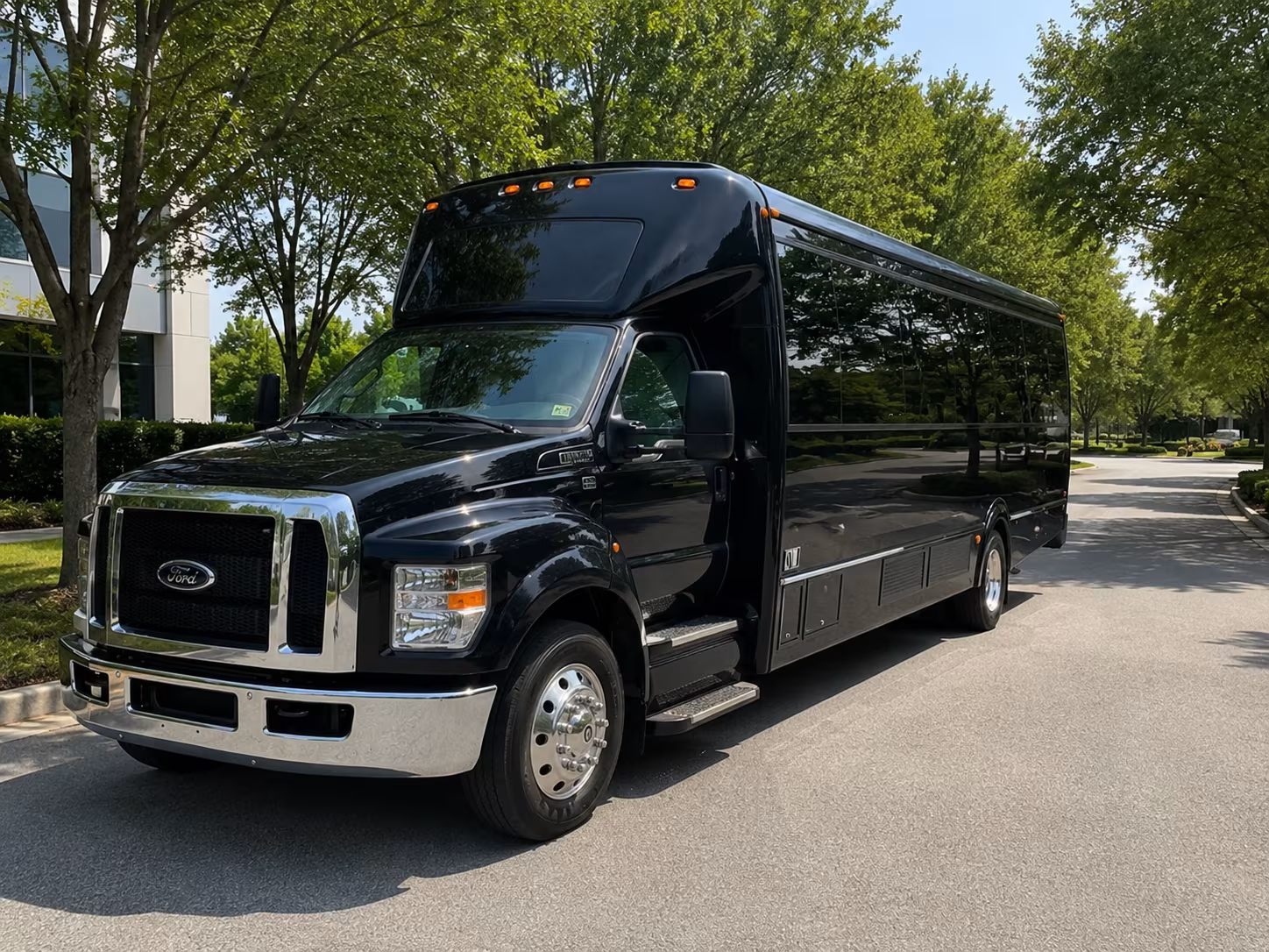 Jacksonville Wedding Transportation party bus exterior