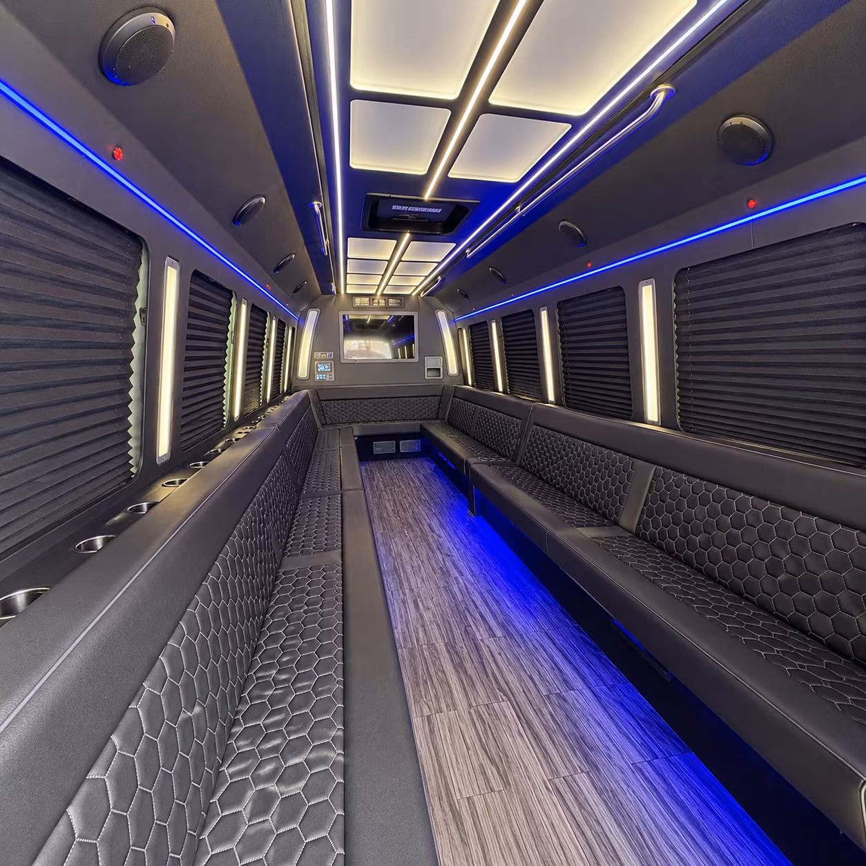 Jacksonville Wedding Transportation party bus exterior