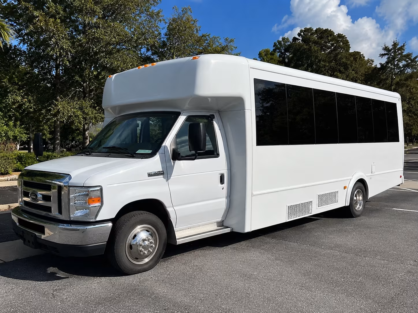 Jacksonville Wedding Transportation party bus exterior
